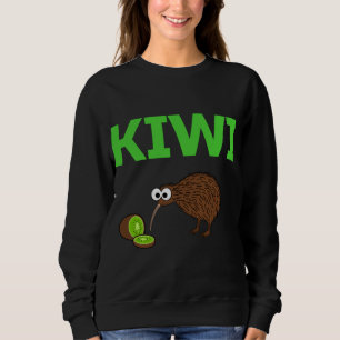 Kiwi Bird and fruit Funny Cute New Zealand Birdwat Sweatshirt