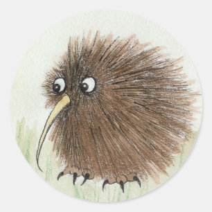 Kiwi Bird Classic Round Sticker