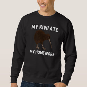 Kiwi Bird For Kids Boys Wildlife Animal New Zealan Sweatshirt