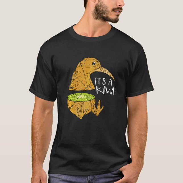 Kiwi Bird Fruit T-Shirt (Front)