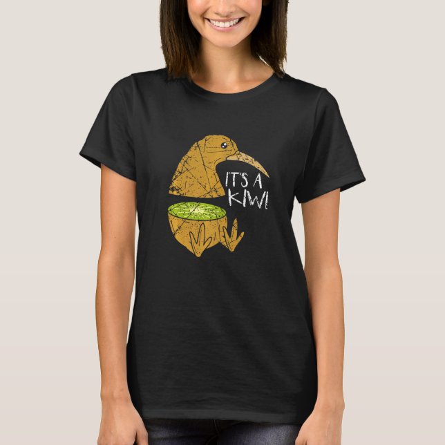 Kiwi Bird Fruit T-Shirt (Front)