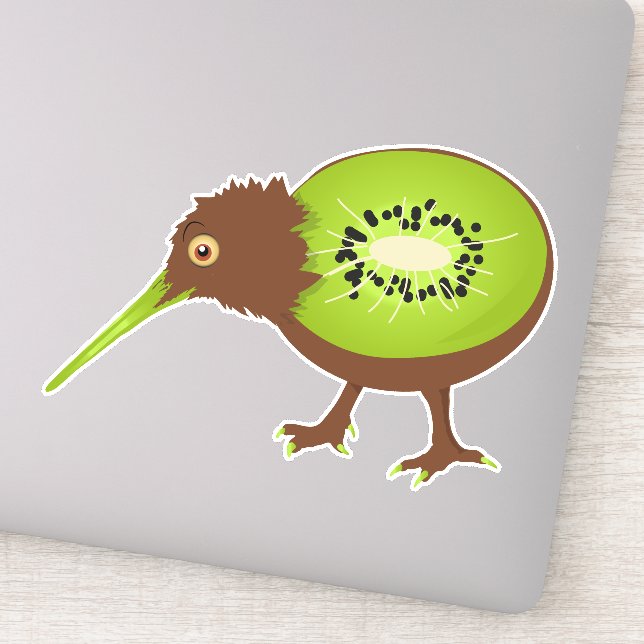 Kiwi Bird Funny Fruit (Detail)