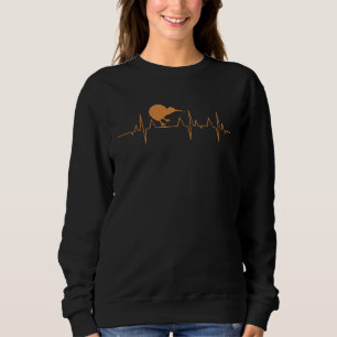 Kiwi Bird Heartbeat Save The Kiwis Sweatshirt