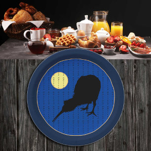 Kiwi Bird & Moon - New Zealand Party /Bro BBQ Paper Plate