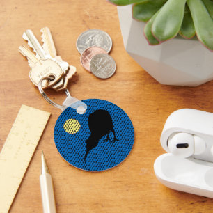 Kiwi Bird, Moon & New Zealand text, Bro / Fashion Key Ring