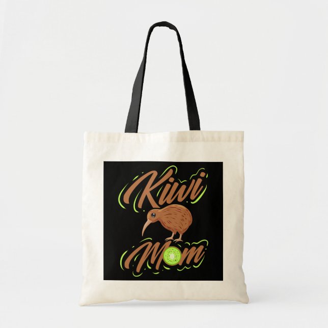 Kiwi Bird Mum New Zealand Kiwi  Tote Bag (Front)