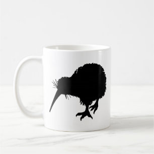 Kiwi Bird Silhouette Coffee Mug
