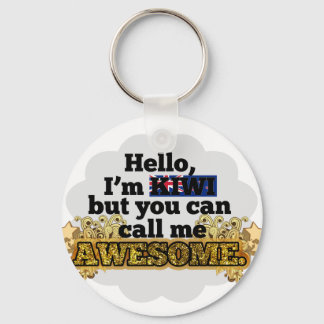 Kiwi, but call me Awesome Key Ring