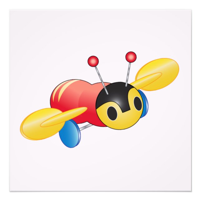 Kiwi Buzzy Bee Photo Print (Front)