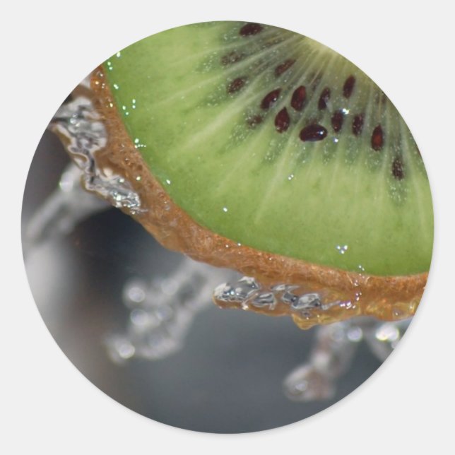 Kiwi Classic Round Sticker (Front)