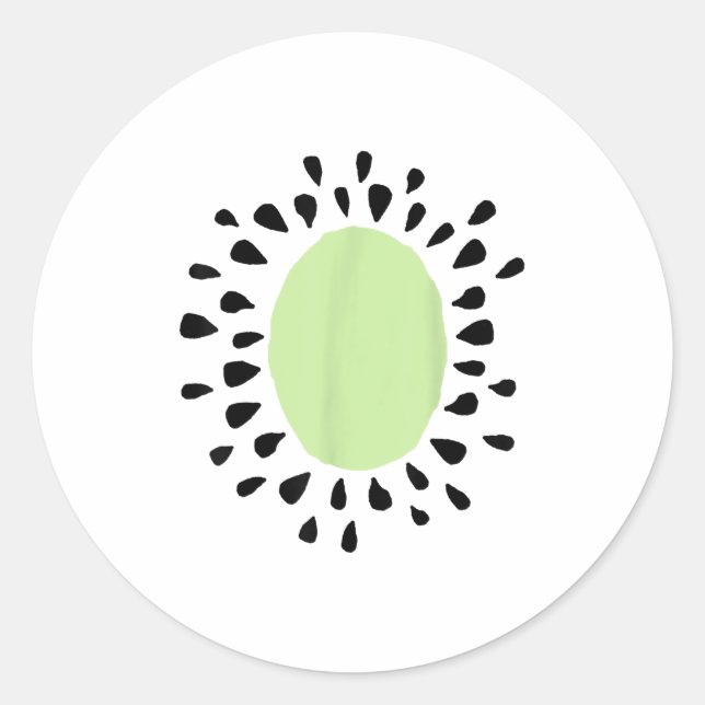 Kiwi Costume Shirt - Cute Cheap Halloween Costume  Classic Round Sticker (Front)