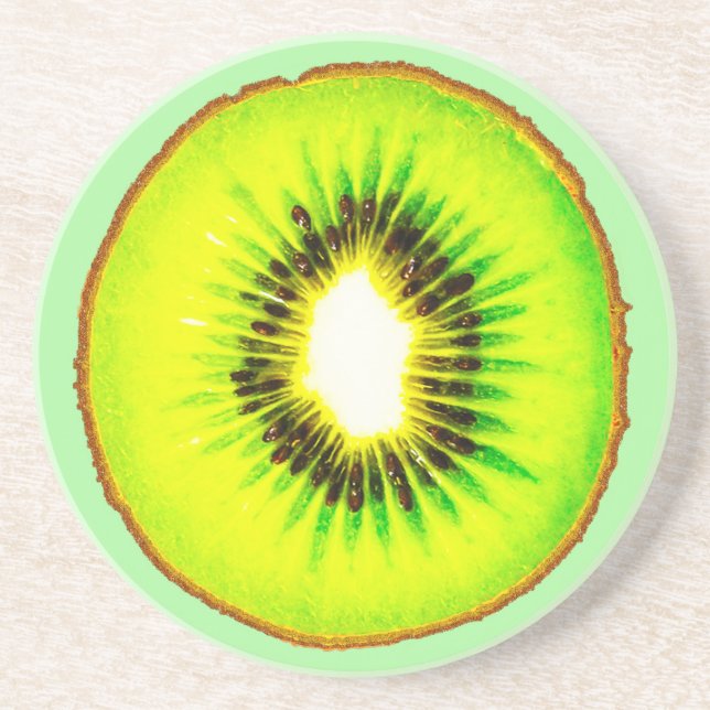 kiwi customisable coaster (Front)