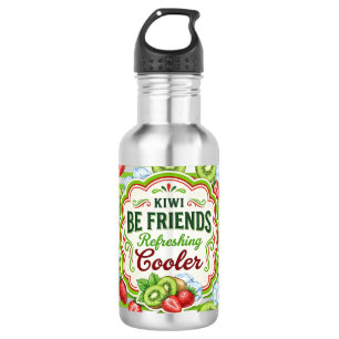 Kiwi Friends Illustration 532 Ml Water Bottle