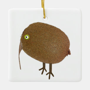 Kiwi Fruit Bird Ornament