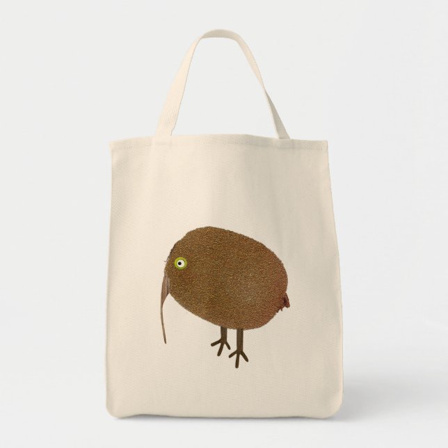 Kiwi Fruit Bird Tote Bag (Front)