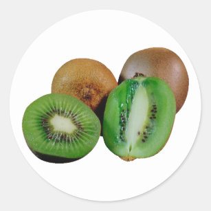 Kiwi fruit classic round sticker