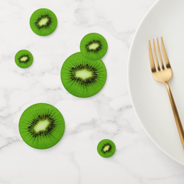 Kiwi Fruit Fresh Slice Confetti (Group)