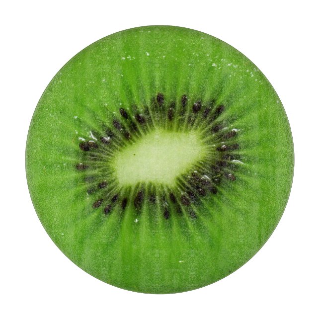 Kiwi Fruit Fresh Slice Cutting Board (Front)