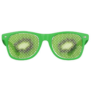 Kiwi Fruit Fresh Slice Retro Sunglasses
