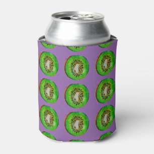 Kiwi Fruit Green and Purple Can Cooler
