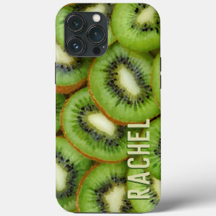 Kiwi Fruit Green Custom Name iPhone 13 Pro Max Case