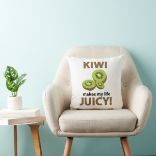 Kiwi Fruit Lover Kiwi Cushion