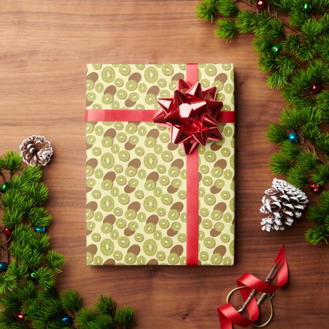 kiwi fruit pattern  wrapping paper (Holiday Gift)