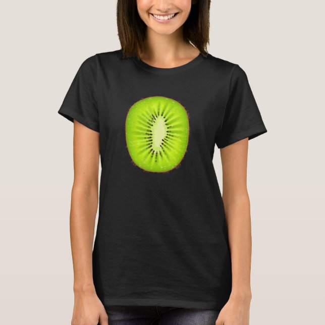 Kiwi Fruit Vacation Beach Pool Party T-Shirt (Front)