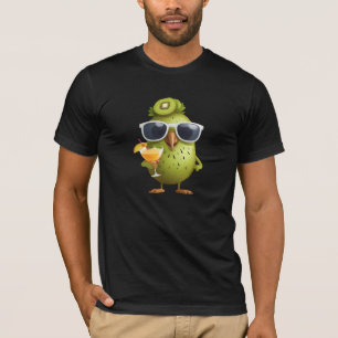 Kiwi Fun Cheerful Vacation Tropical Drink Fruits T-Shirt