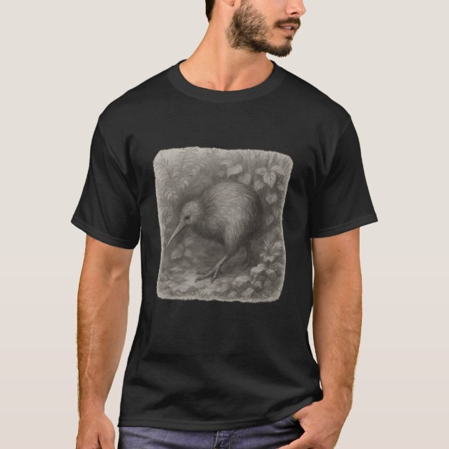 Kiwi Graphite Forest Study T-Shirt (Front)