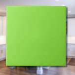 Kiwi Green Solid Colour | Classic | Elegant Ceramic Tile<br><div class="desc">Kiwi Green Solid Colour | Classic | Elegant | Trendy | Stylish | Gift</div>