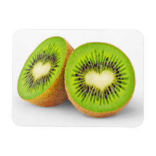 Kiwi hearts magnet