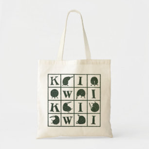 Kiwi in the matrix tote bag