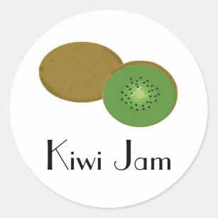 Kiwi Jam Classic Round Sticker