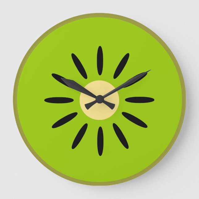 Kiwi Large Clock (Front)