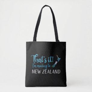 KIWI MOVE TO NEW ZEALAND PAUA TOTE BAG