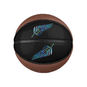 KIWI NEW ZEALAND FERN PAUA MINI BASKETBALL