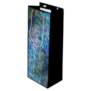 KIWI NEW ZEALAND FERN PAUA WINE GIFT BAG