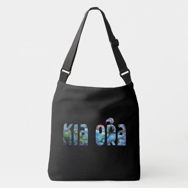 KIWI NEW ZEALAND KIA ORA PAUA CROSSBODY BAG (Front)