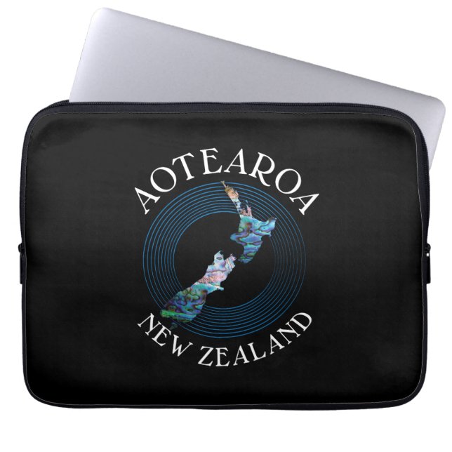 KIWI NEW ZEALAND PAUA LAPTOP SLEEVE (Front)