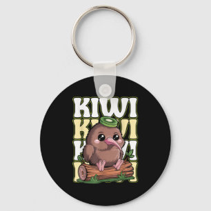 Kiwi New Zealand Quote For A Kiwi Bird Lover  Key Ring