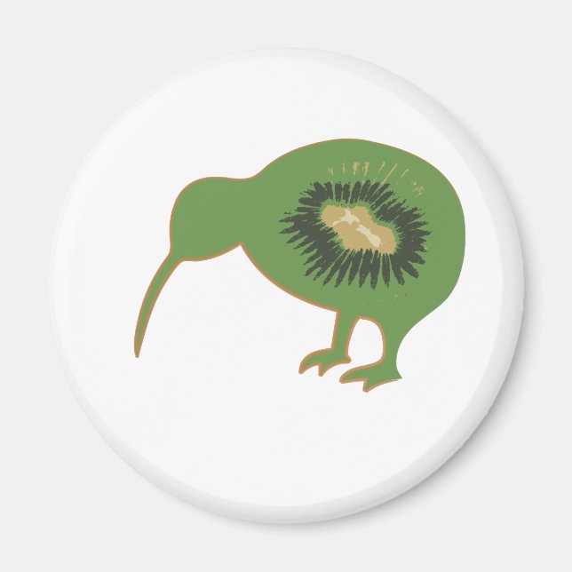 kiwi nz kiwifruit magnet (Front)