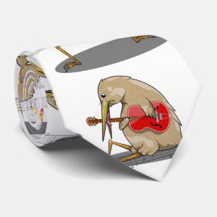 Kiwi NZ MUSIC PATTERN Tie