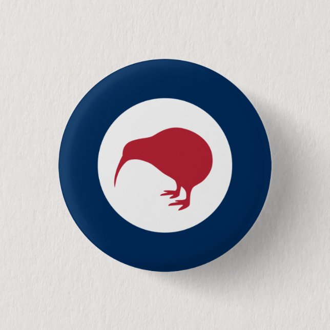 Kiwi NZ Roundel Badge (Front)