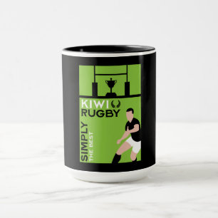 Kiwi NZ Rugby Players Art Mug
