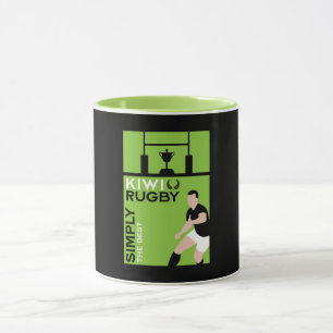Kiwi NZ Rugby Players Art Mug