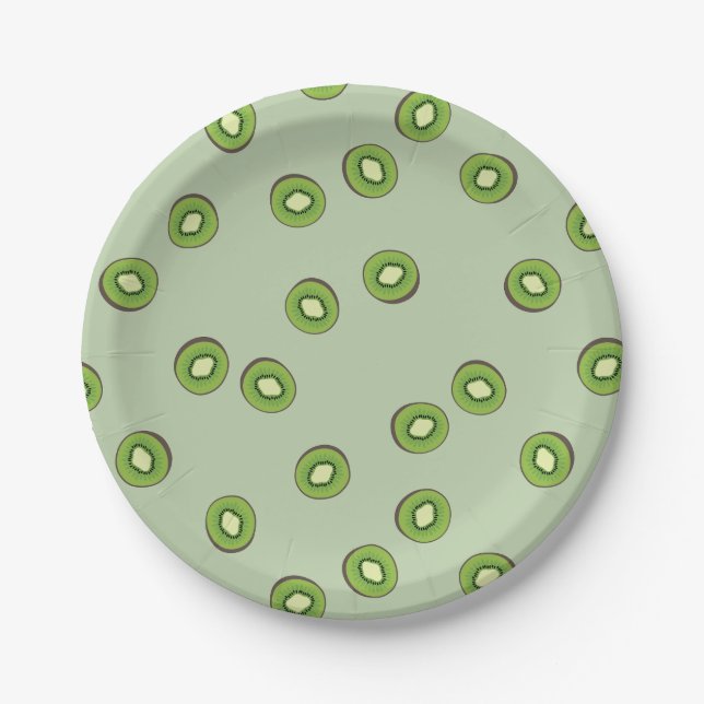 Kiwi Paper Plate (Front)