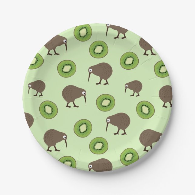 Kiwi Paper Plate (Front)