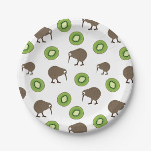 Kiwi Paper Plate