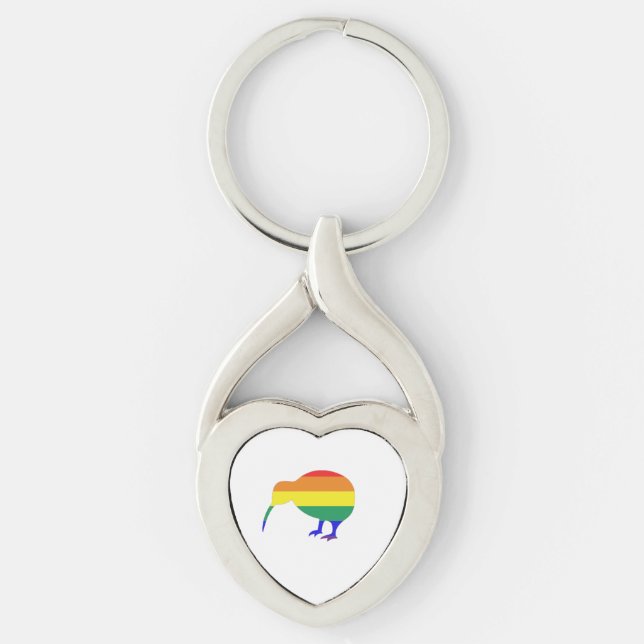 Kiwi pride key ring (Front)